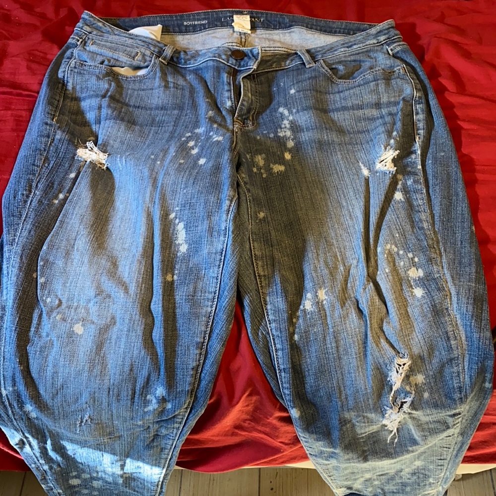 Lane Bryant boyfriend jeans